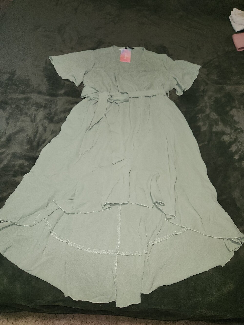 *NWT* Bloomchic Sage Flowy Dress
